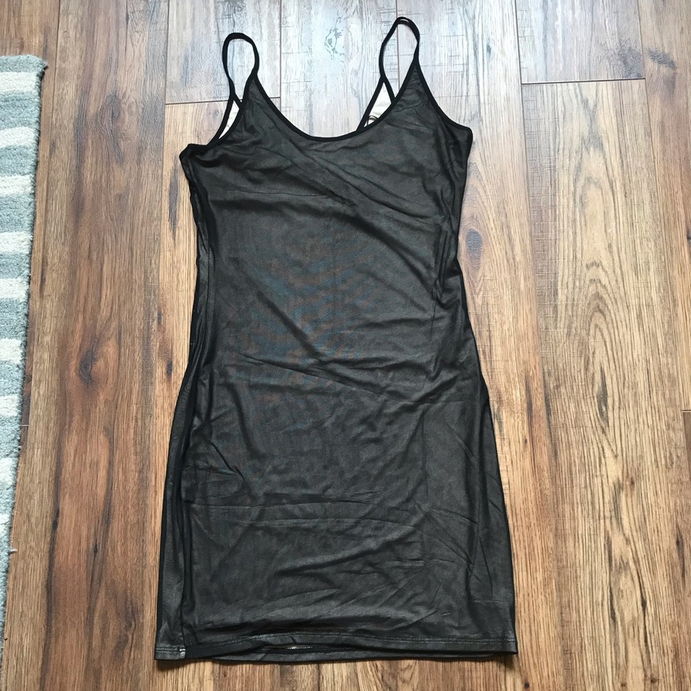 💥⚡️Sexy Black Dress (Mesh w/Lining)